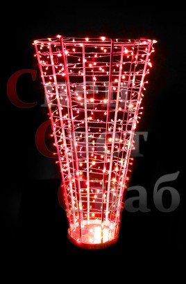 Светодиодное украшение для деревьев Красный