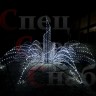Уличный светодиодный фонтан "Симфония-2" белый