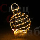 Световая фигура шар "Волнистый" на подставке 2.4м